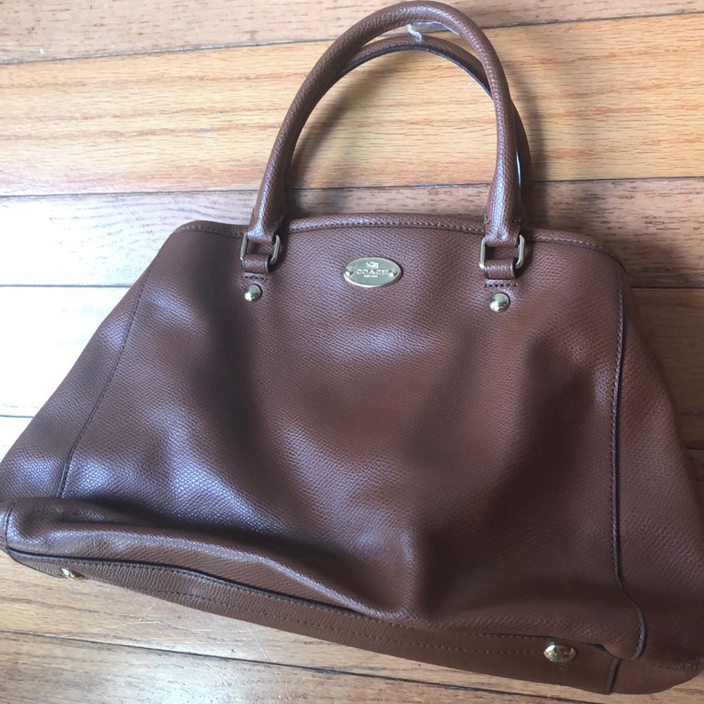 Coach leather satchel purse